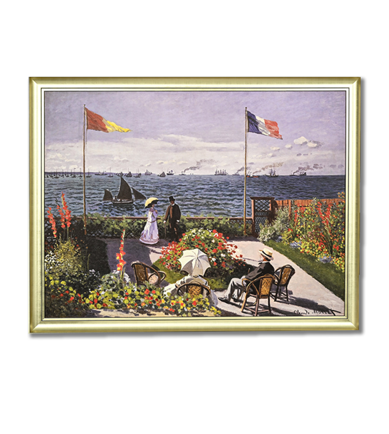 Garden At Saint Adresse by Claude Monet