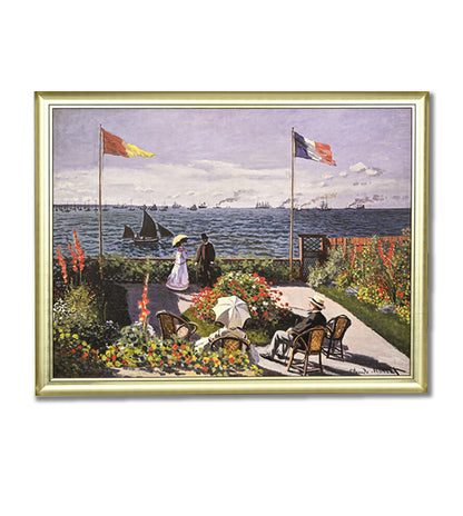Garden At Saint Adresse by Claude Monet