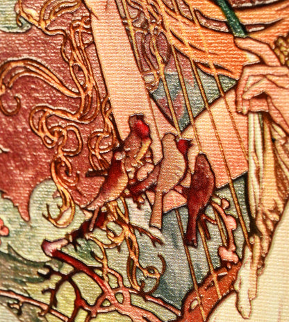 Les Saisons - Spring by Alphonse Mucha
