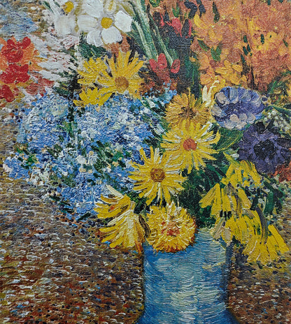 Vase with daisies and anemones by Vincent Van Gogh