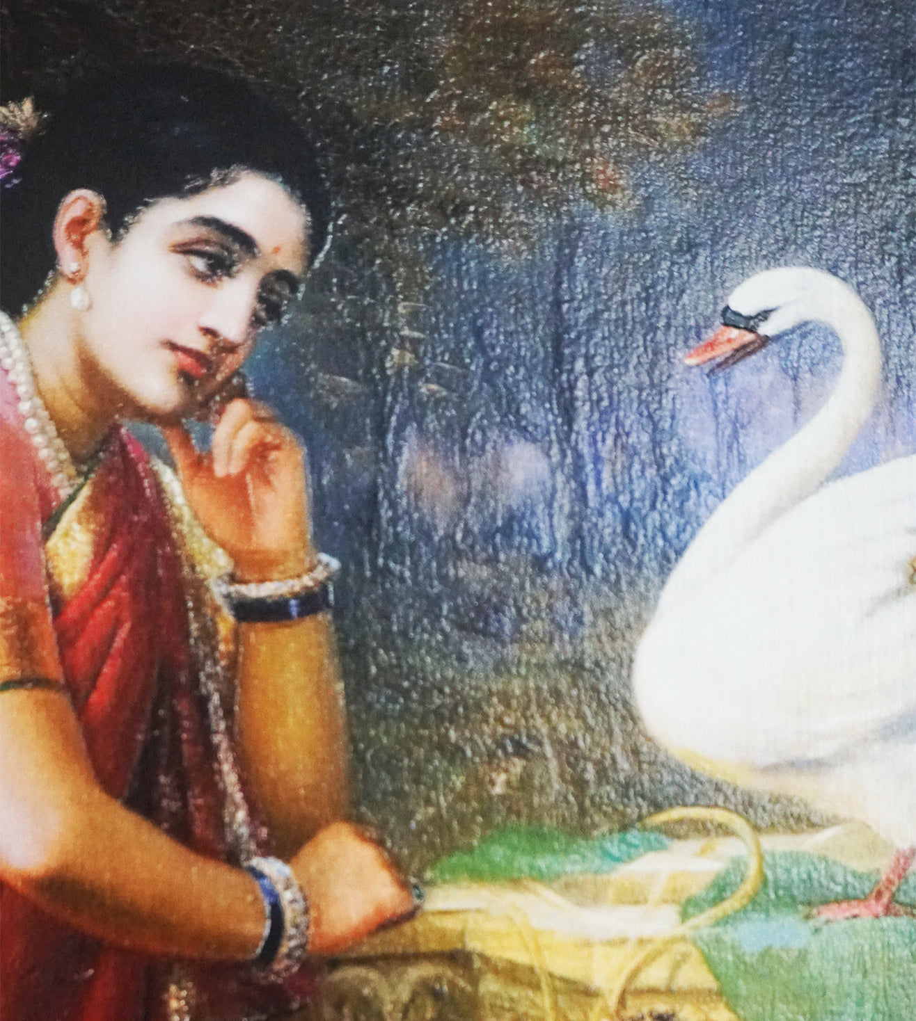 Hamsa Damayanti by Raja Ravi Varma