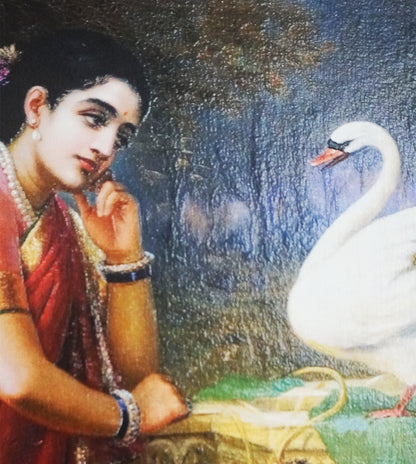 Hamsa Damayanti by Raja Ravi Varma