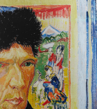 Self Portrait with Bandaged ear by Vincent Van Gogh