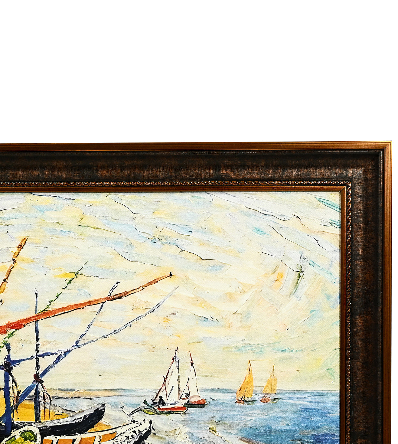 Fishing Boats on the Beach at Saintes-Maries by Vincent Van Gogh