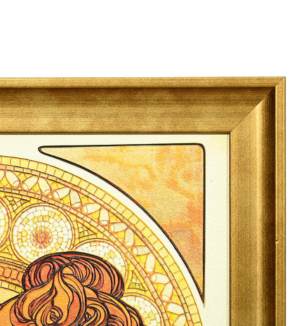 The Precious Stones: Topaz by Alphonse Mucha