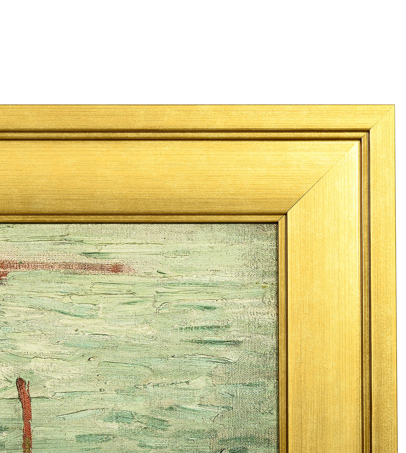 Quay With Men Unloading Sand Barges by Vincent Van Gogh