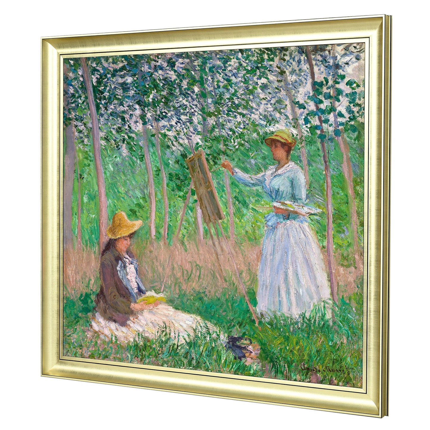 In The Woods At Giverny by Claude Monet
