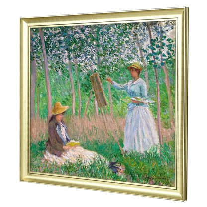 In The Woods At Giverny by Claude Monet