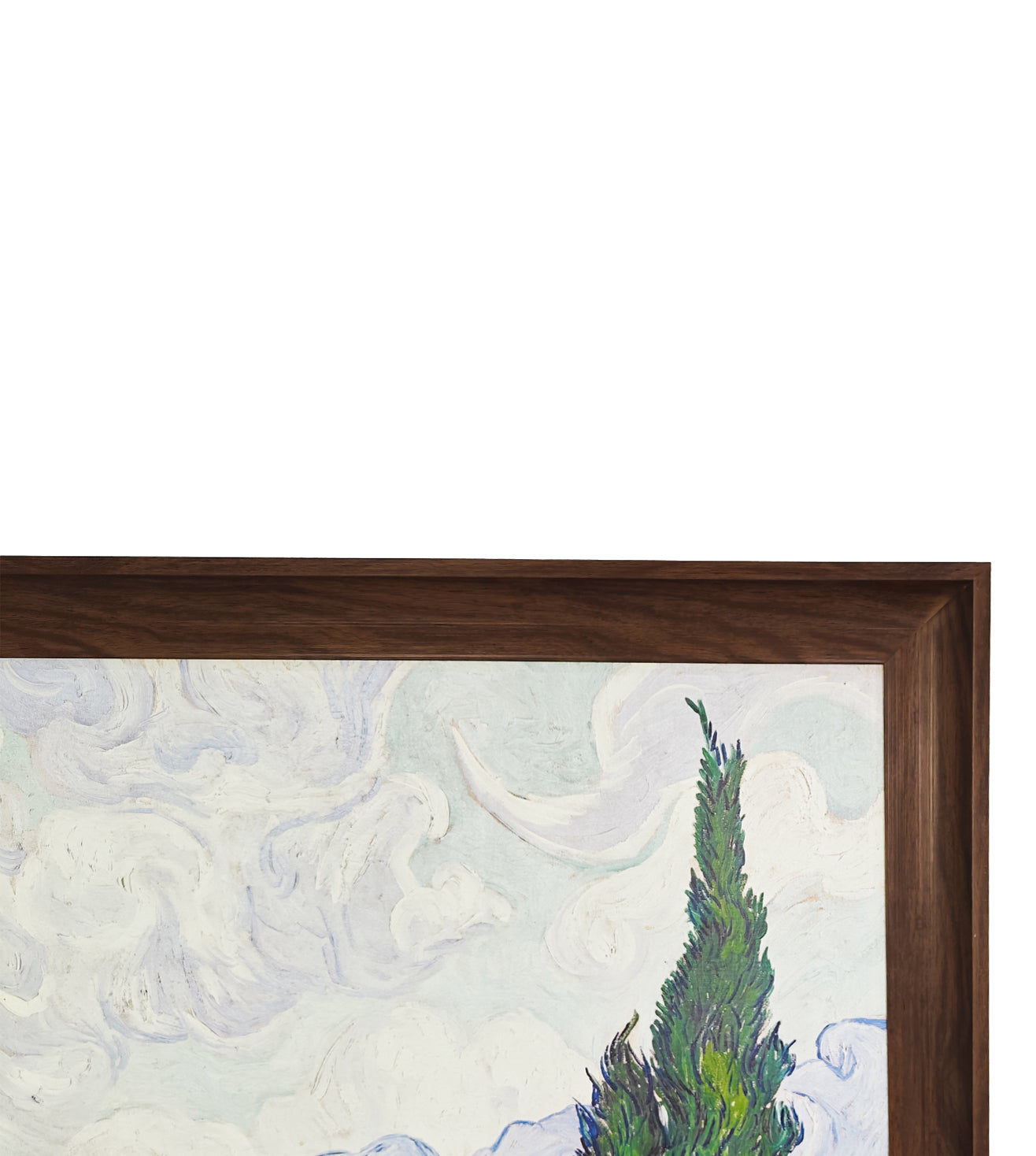 A Wheatfield with Cypresses by Vincent Van Gogh