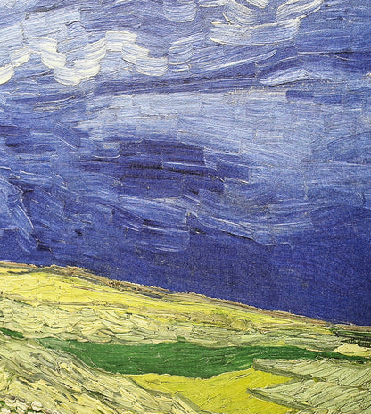 Wheatfield Under Thunderclouds by Vincent Van Gogh
