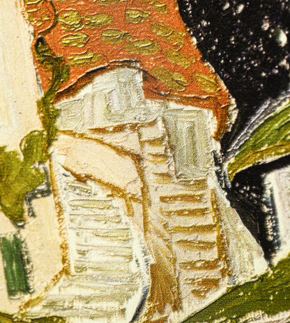 Street In Auvers Sur Oise by Vincent Van Gogh