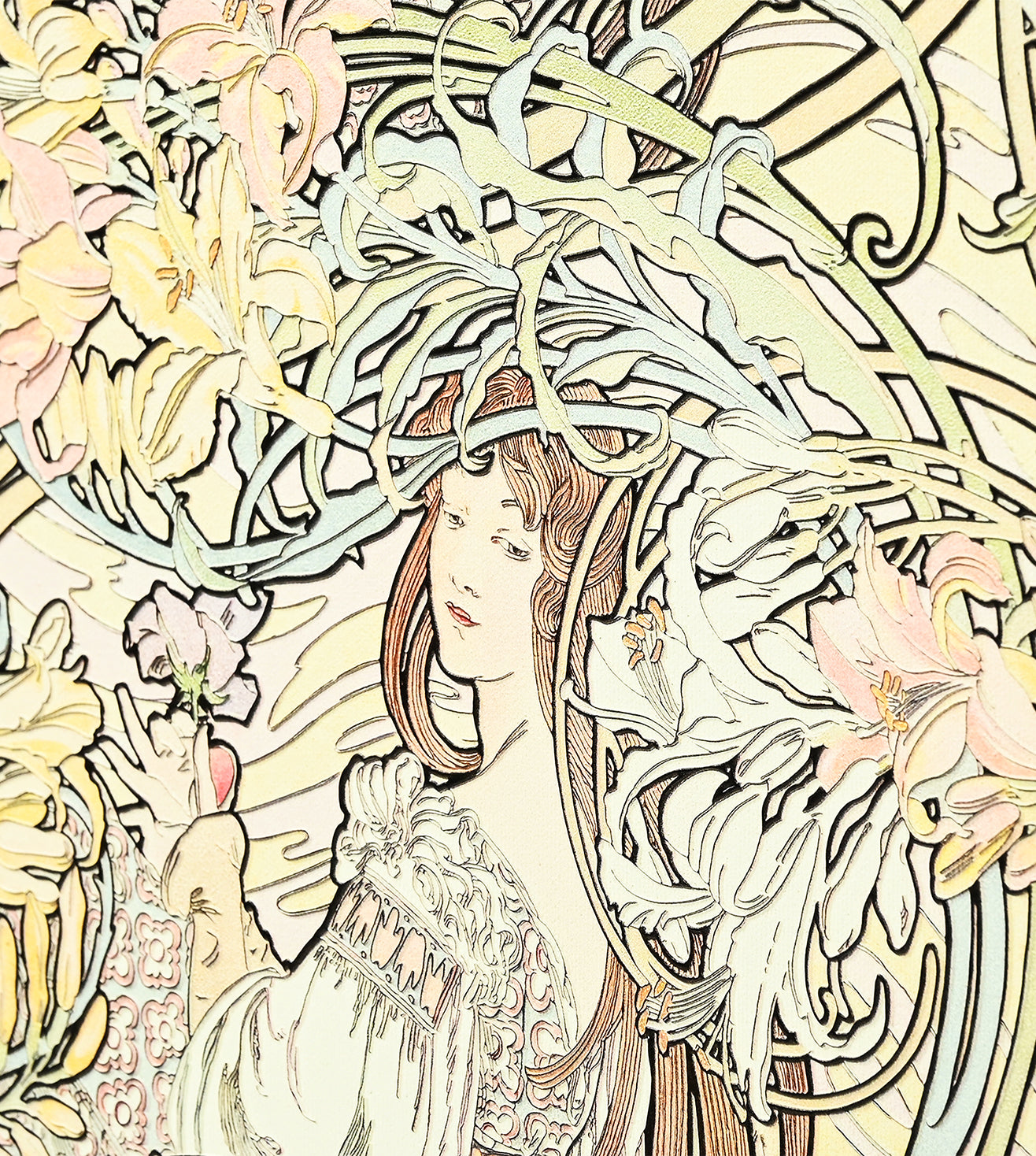 Language of Flowers by Alphonse Mucha