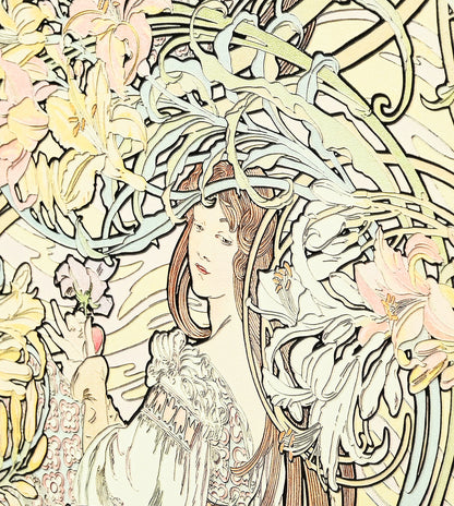 Language of Flowers by Alphonse Mucha