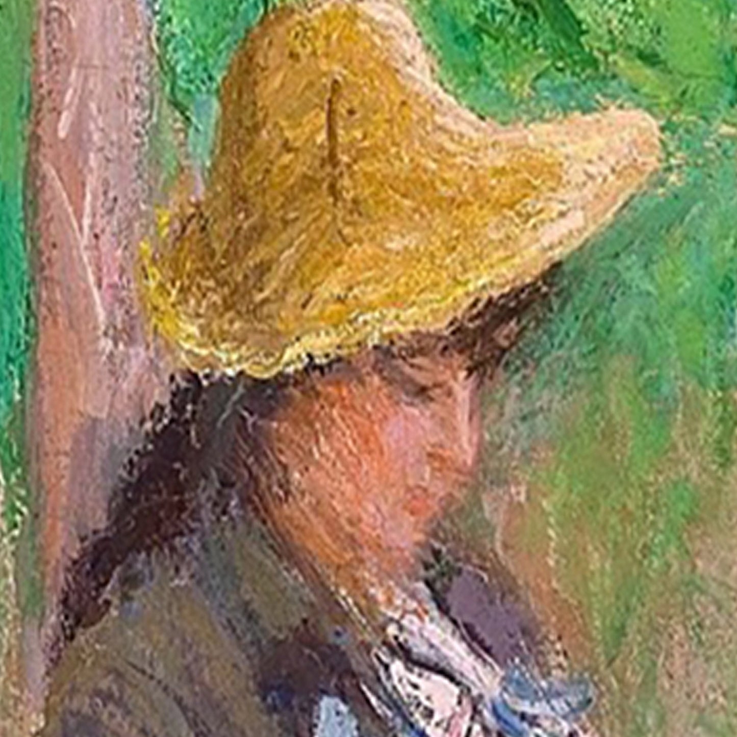 In The Woods At Giverny by Claude Monet