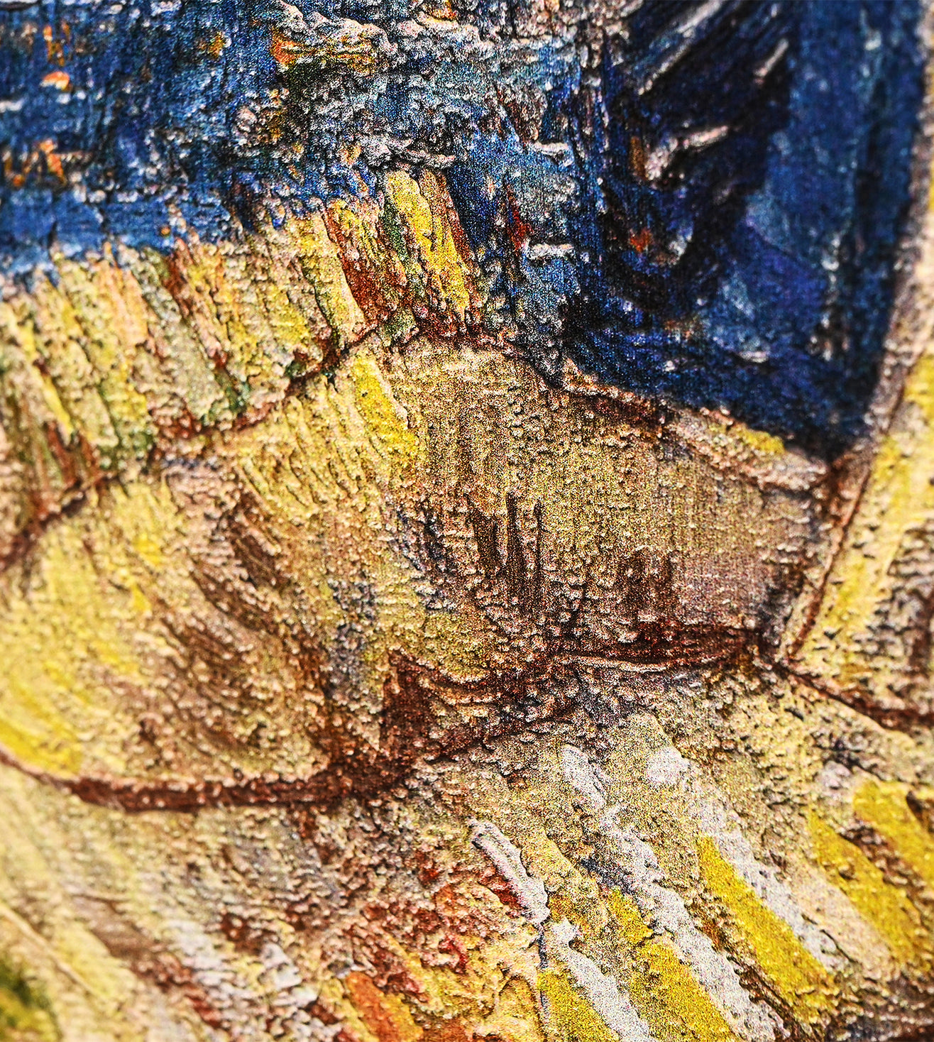 Self Portrait As A Painter by Vincent Van Gogh