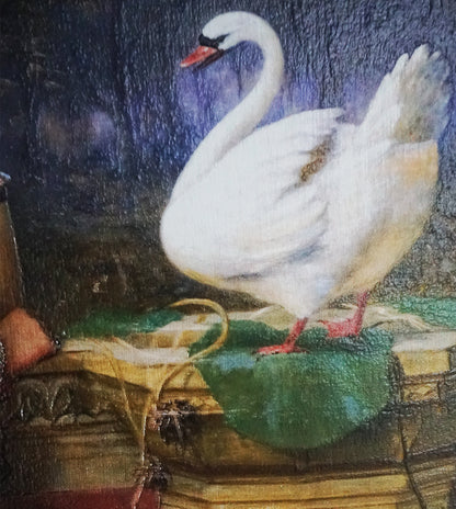 Hamsa Damayanti by Raja Ravi Varma