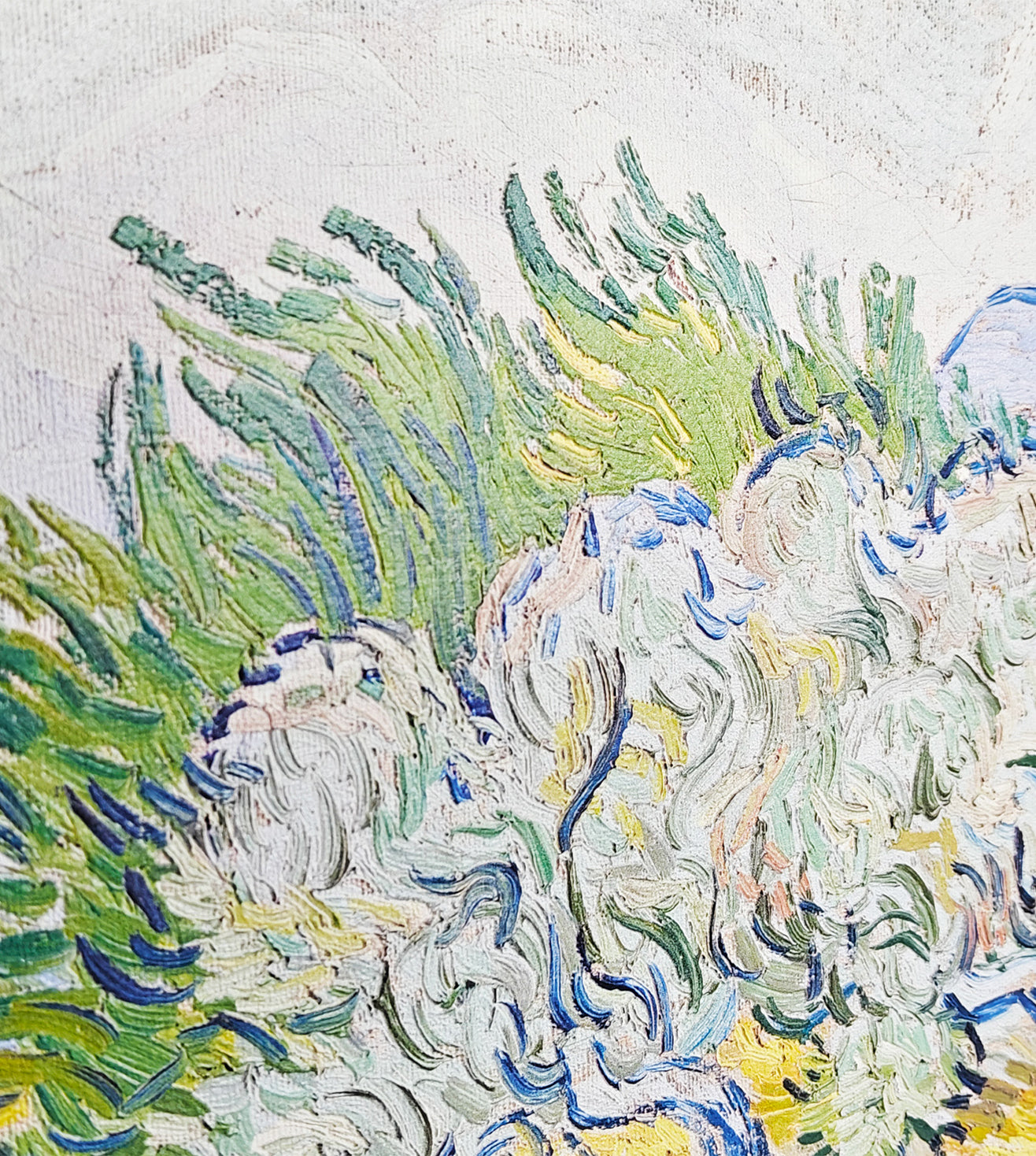 A Wheatfield with Cypresses by Vincent Van Gogh