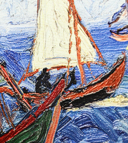 Seascape at Saintes-Maries by Vincent Van Gogh