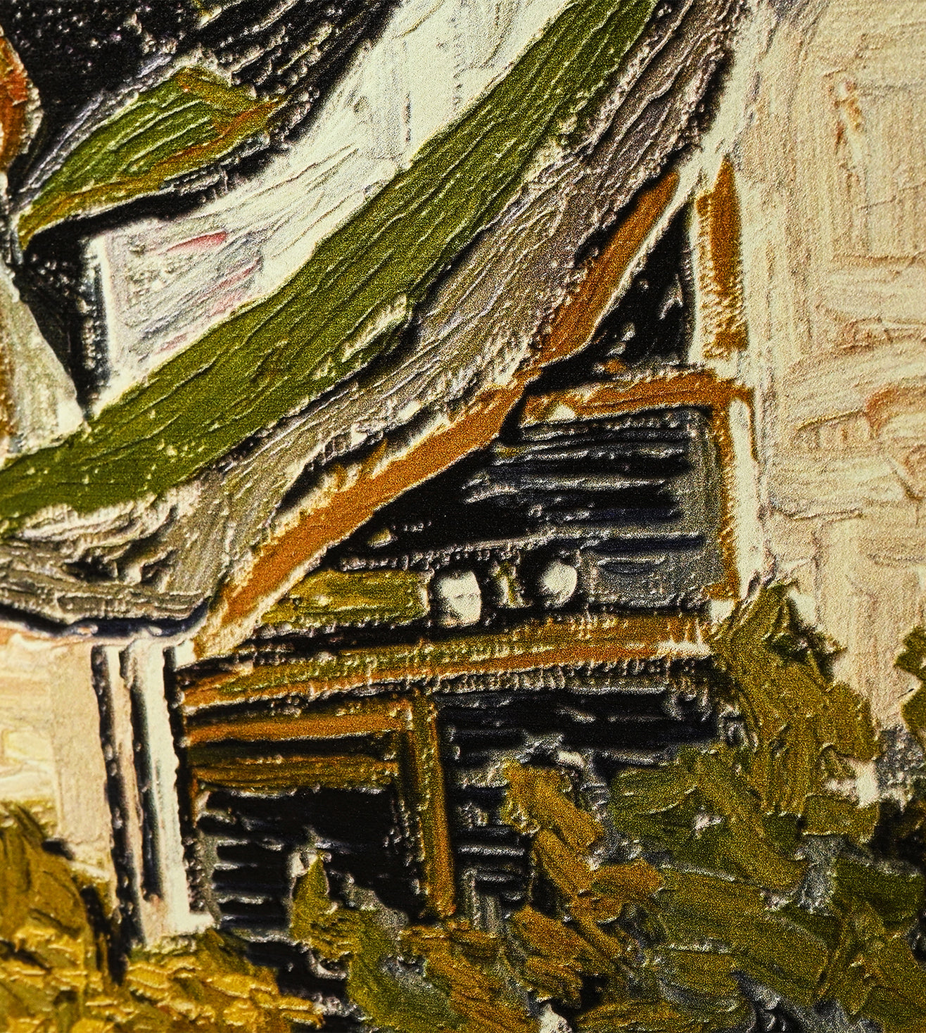 Street In Auvers Sur Oise by Vincent Van Gogh