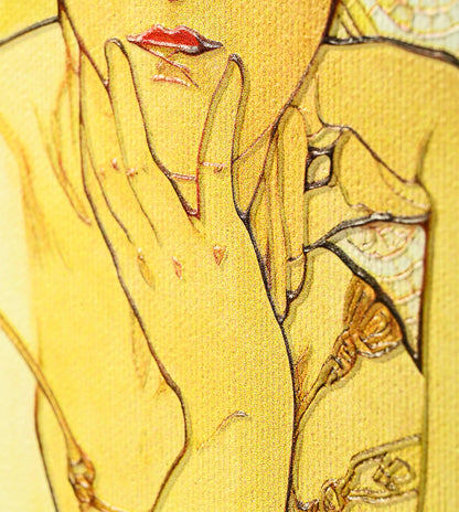 The Precious Stones: Topaz by Alphonse Mucha