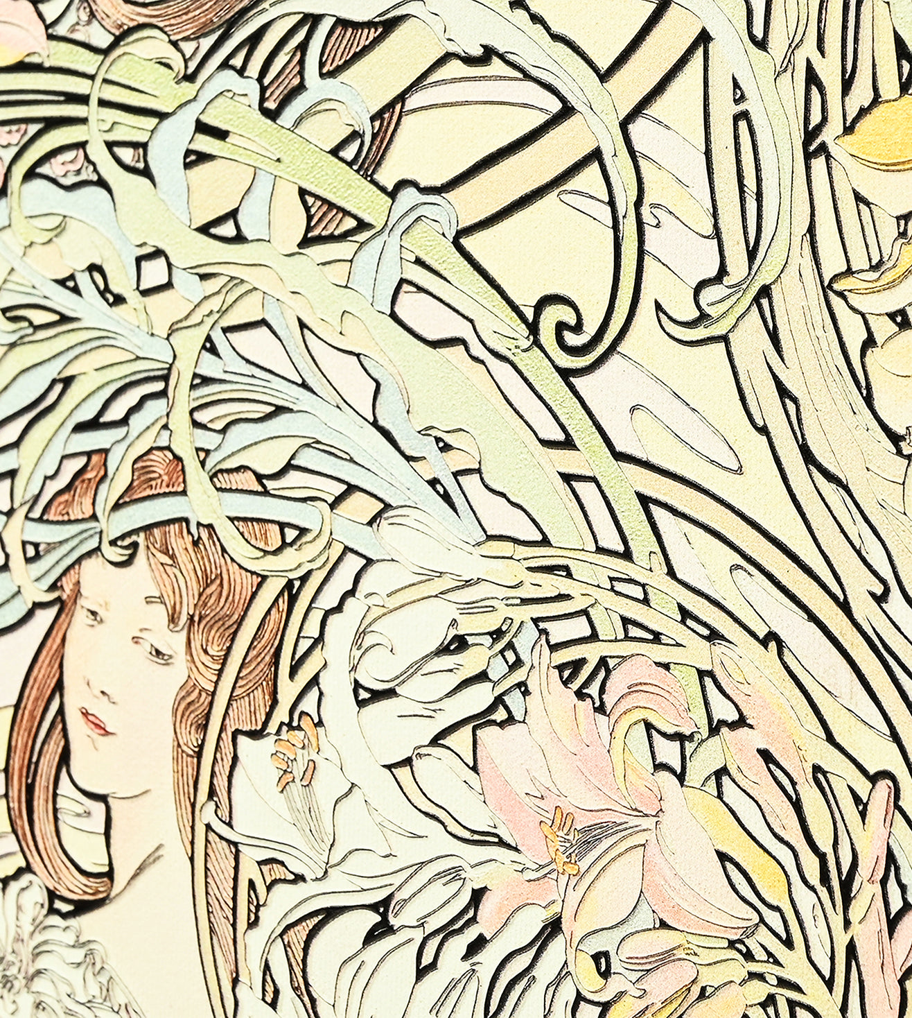 Language of Flowers by Alphonse Mucha