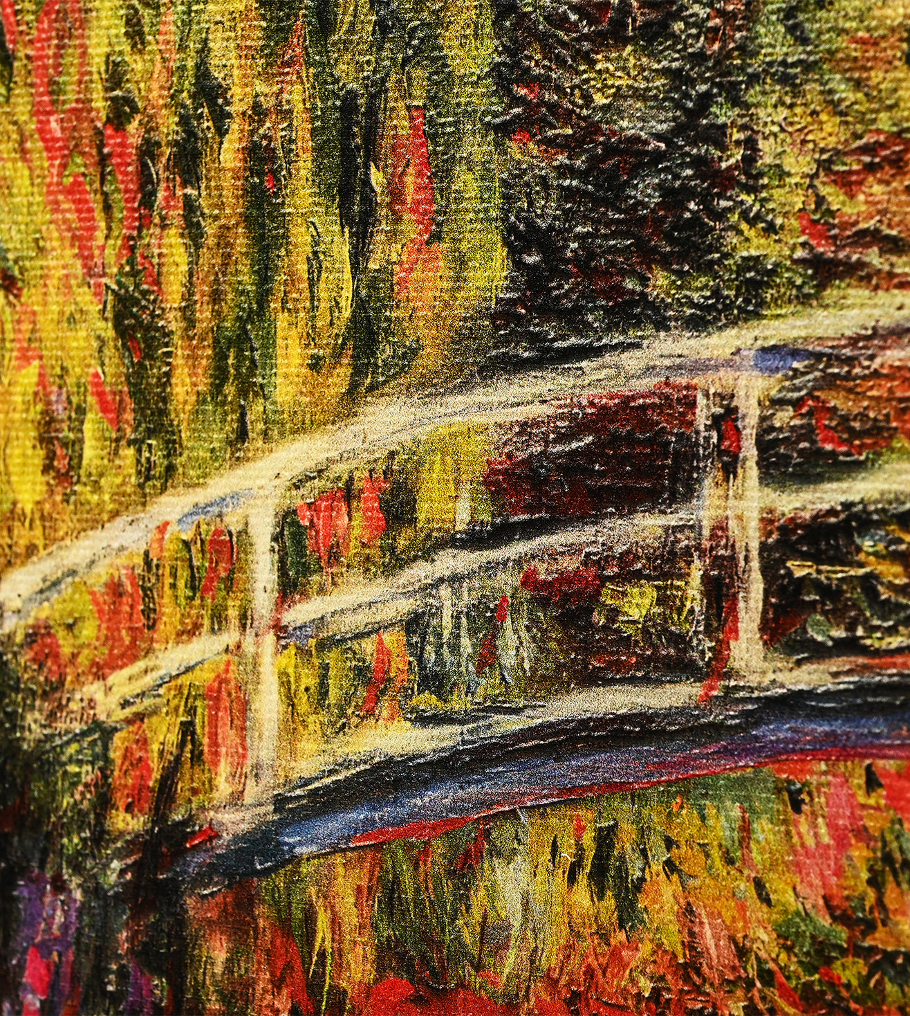 Bridge Over A Pond of Water Lilies The Japanese Footbridge by Claude Monet