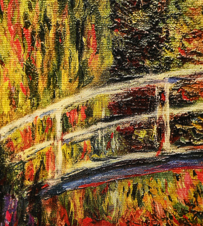 Bridge Over A Pond of Water Lilies The Japanese Footbridge by Claude Monet