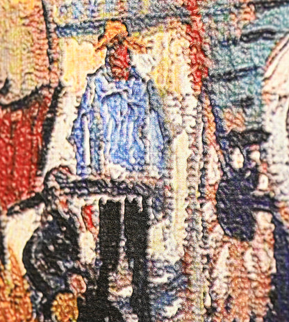 Encampment Of Gypsies With Caravans by Vincent Van Gogh