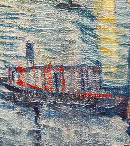 Bridges Across The Seine At Asnieres by Vincent Van Gogh