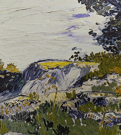 The Rocks by Vincent Van Gogh
