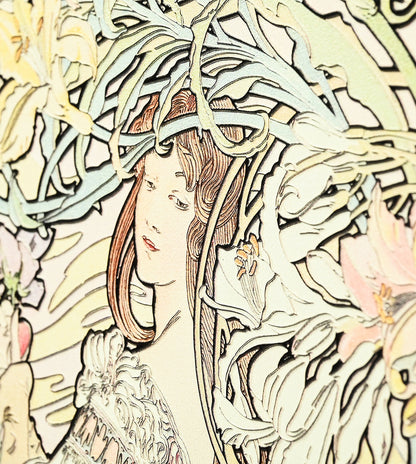 Language of Flowers by Alphonse Mucha