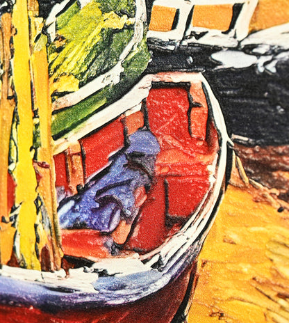 Fishing Boats on the Beach at Saintes-Maries by Vincent Van Gogh