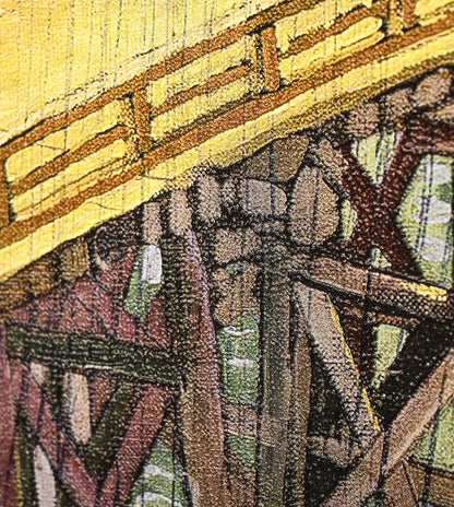 Bridge In The Rain by Vincent Van Gogh