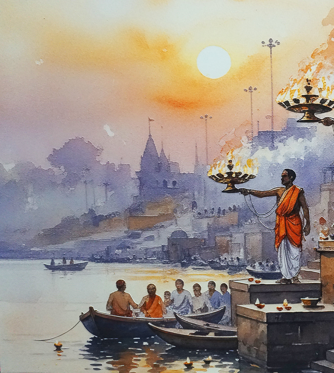 The Sacred Glow of Varanasi