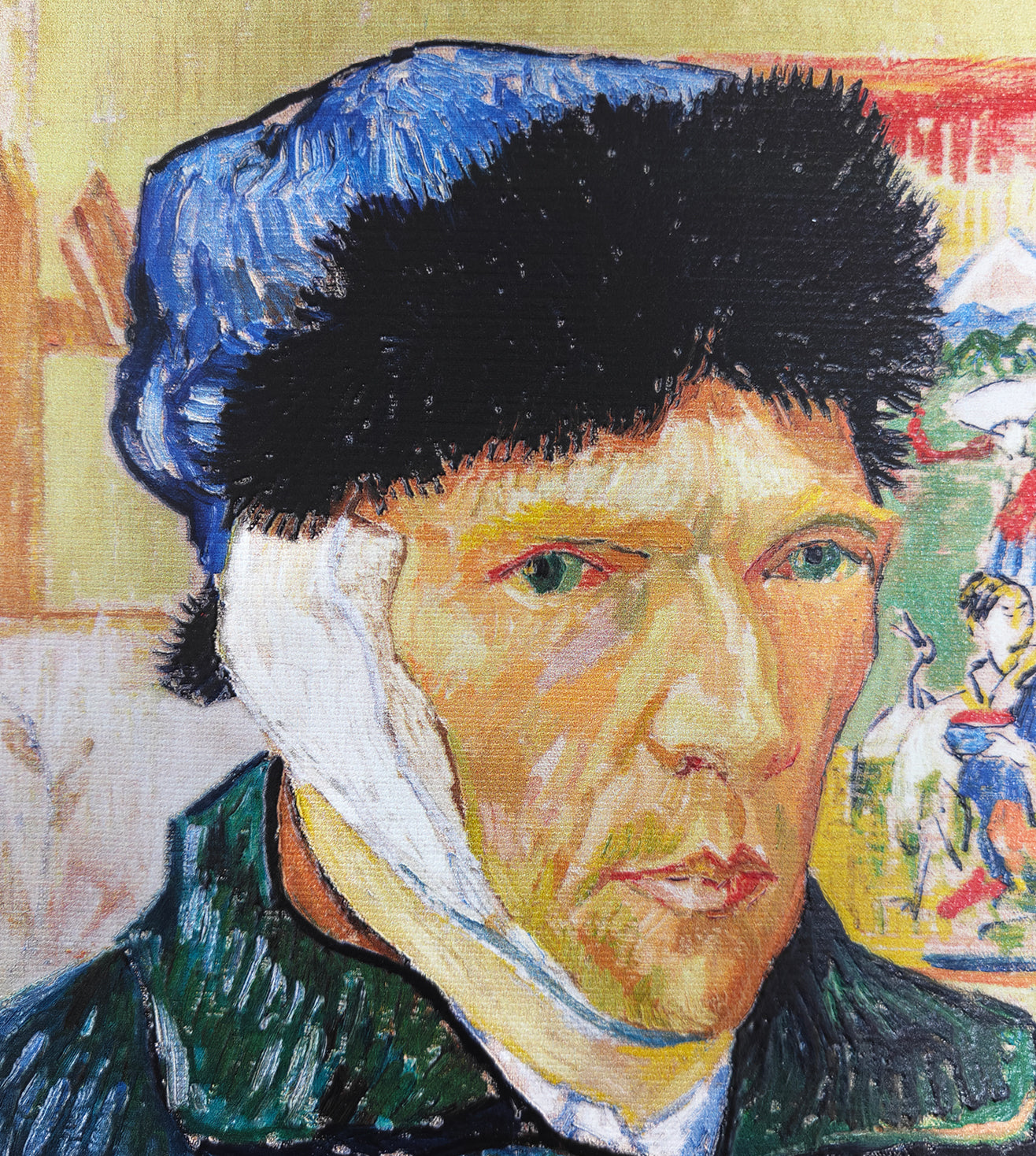 Self Portrait with Bandaged ear by Vincent Van Gogh