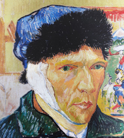 Self Portrait with Bandaged ear by Vincent Van Gogh
