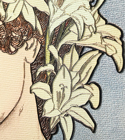 Flower by Alphonse Mucha