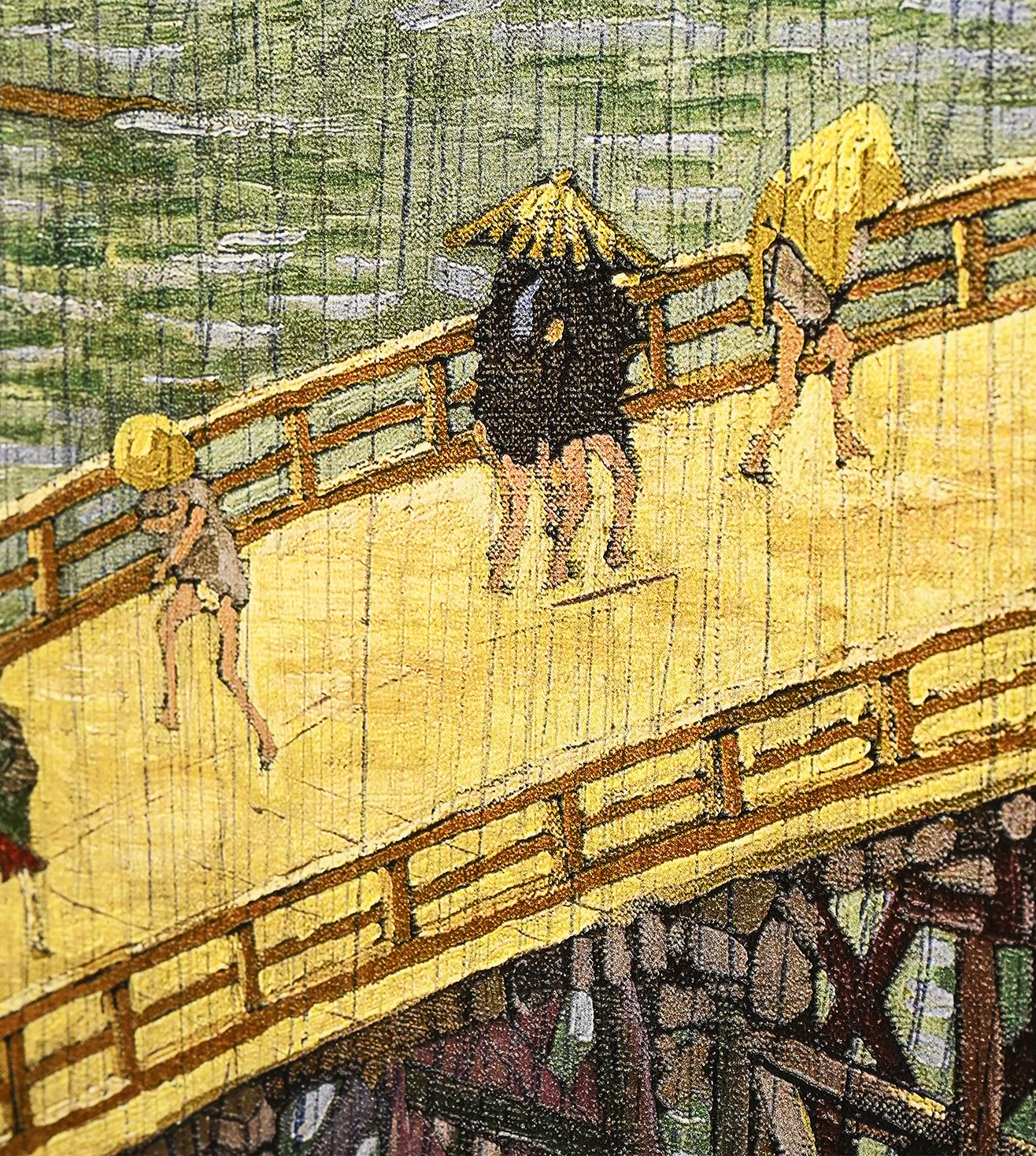 Bridge In The Rain by Vincent Van Gogh