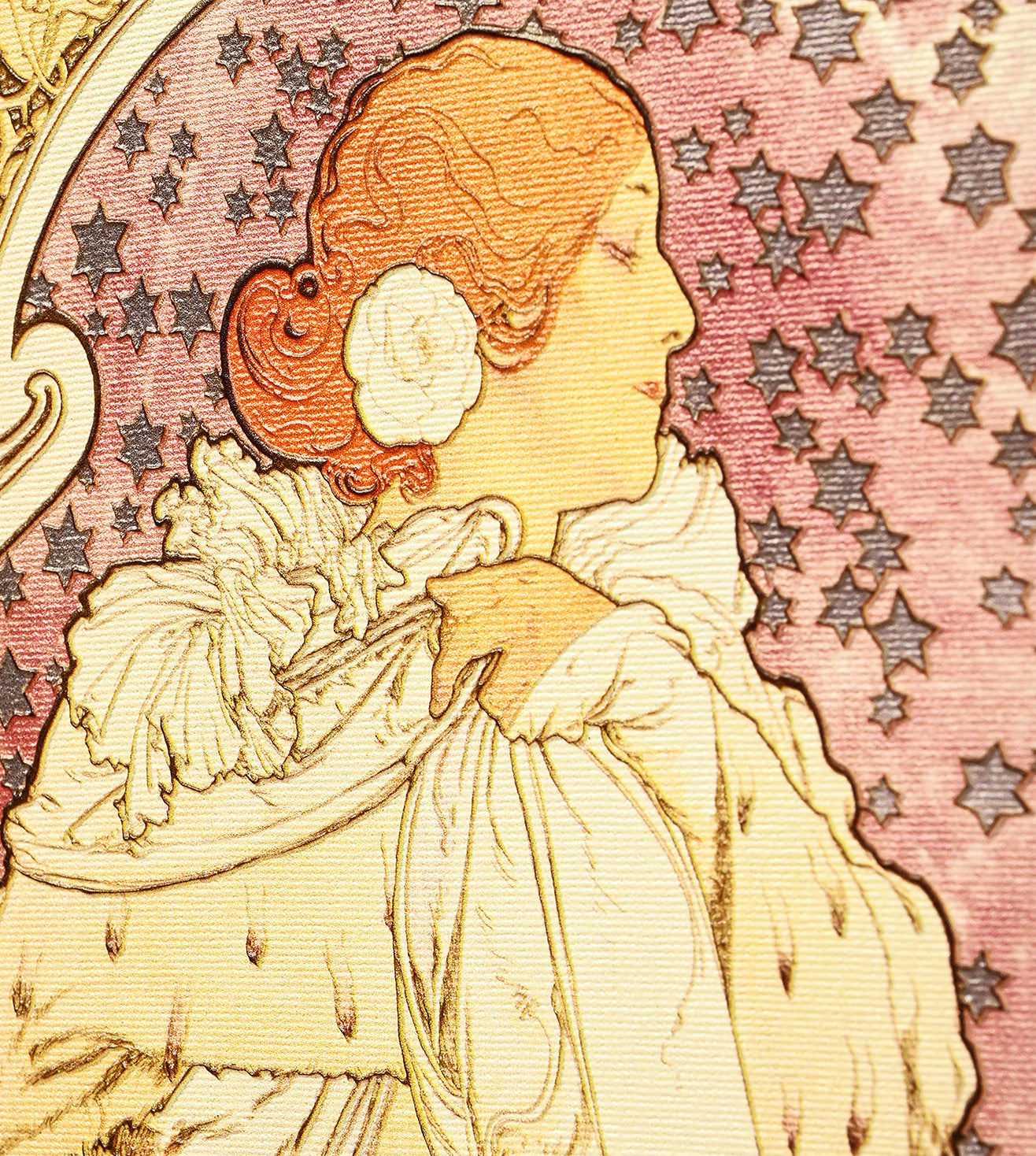 La Dame aux Camelias The Lady of the Camellias by Alphonse Mucha