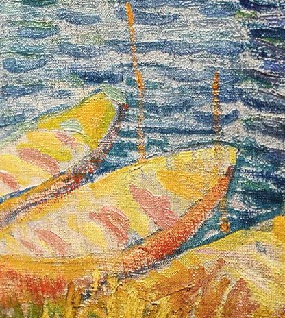 Bridges Across The Seine At Asnieres by Vincent Van Gogh