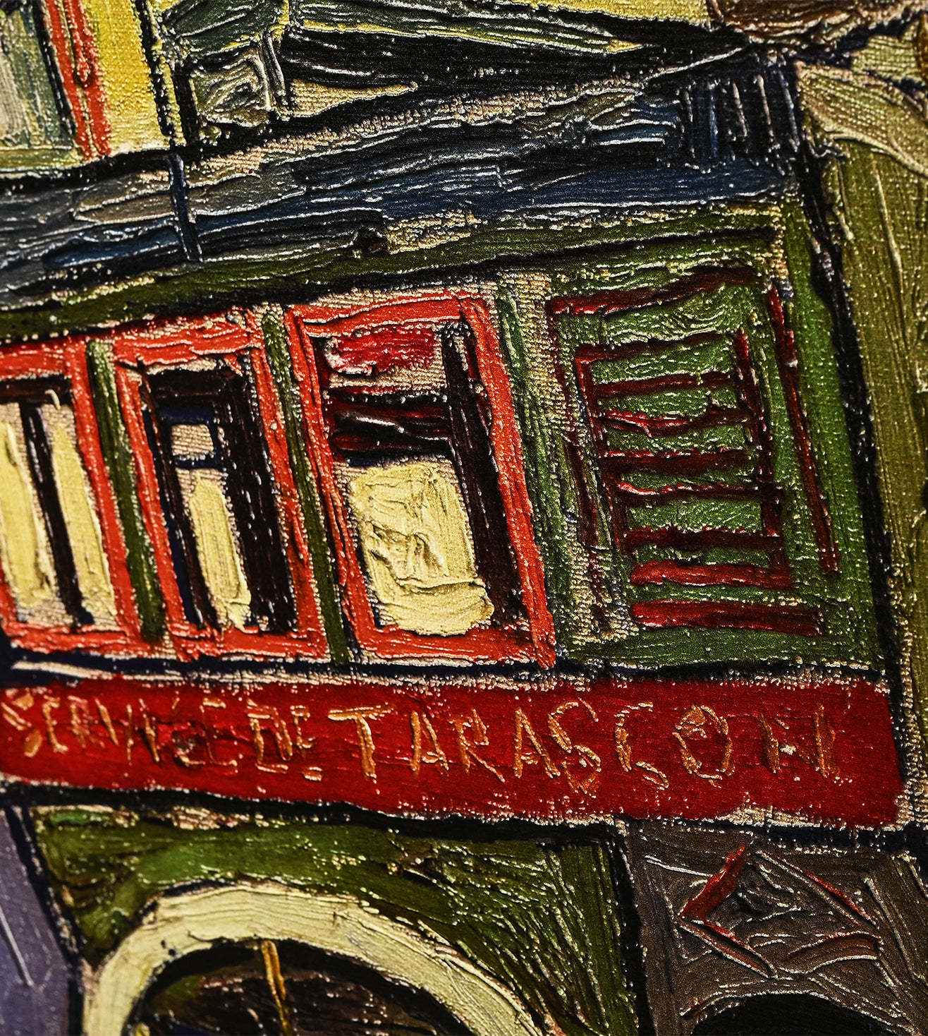 Tarascon Stagecoach by Vincent Van Gogh
