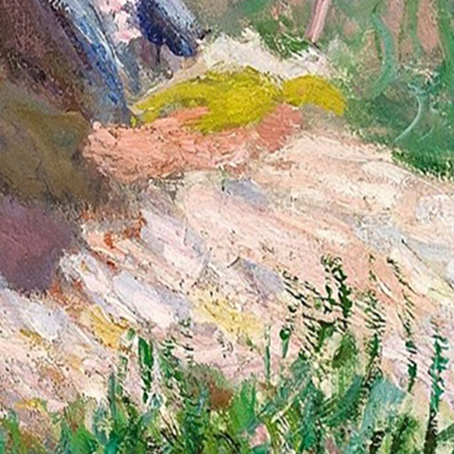 In The Woods At Giverny by Claude Monet