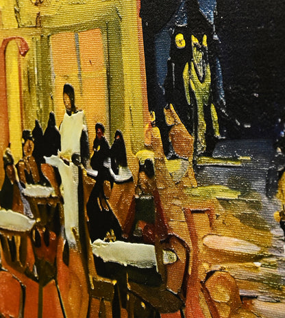 Café Terrace At Night by Vincent Van Gogh