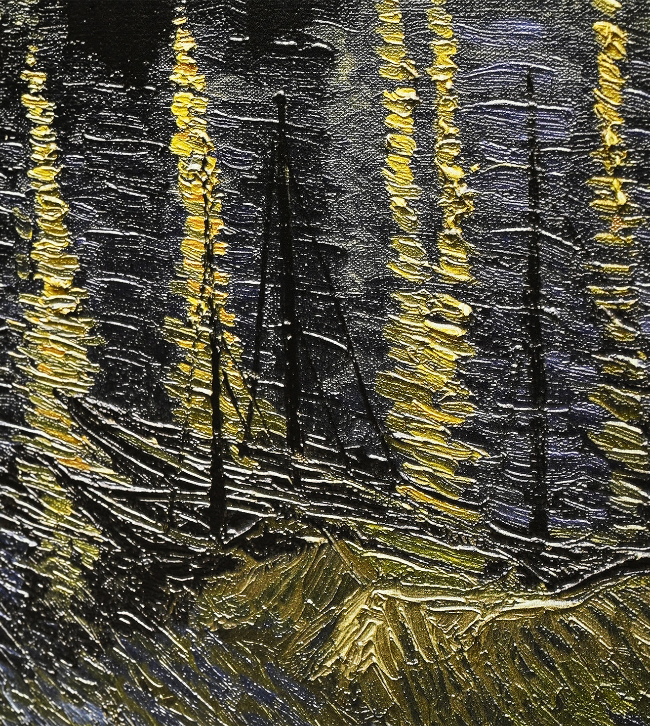 Starry Night On The Rhone by Vincent Van Gogh