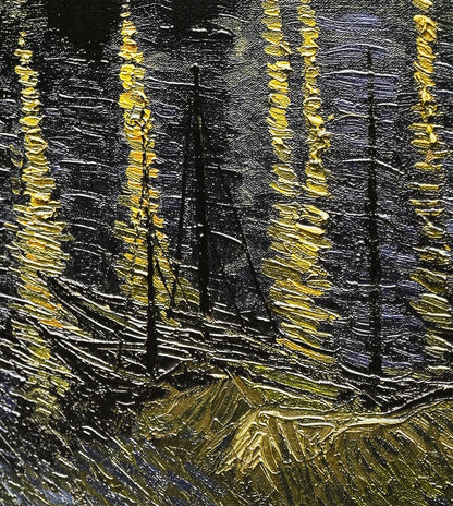 Starry Night On The Rhone by Vincent Van Gogh