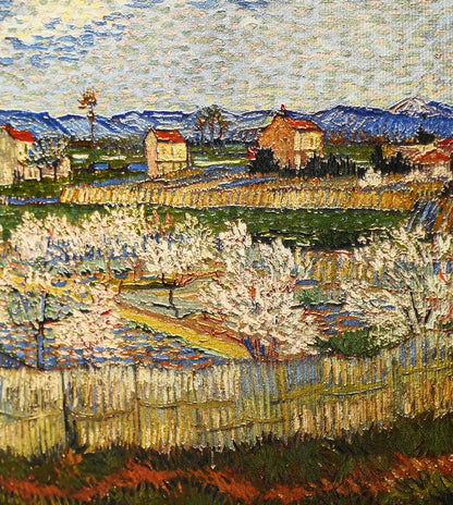 Peach Trees in Blossom by Vincent van Gogh