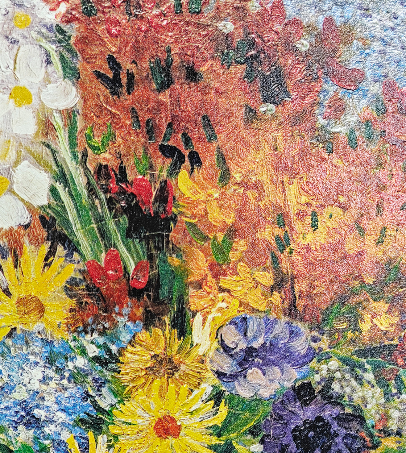 Vase with Daisies and Anemones by Vincent van Gogh