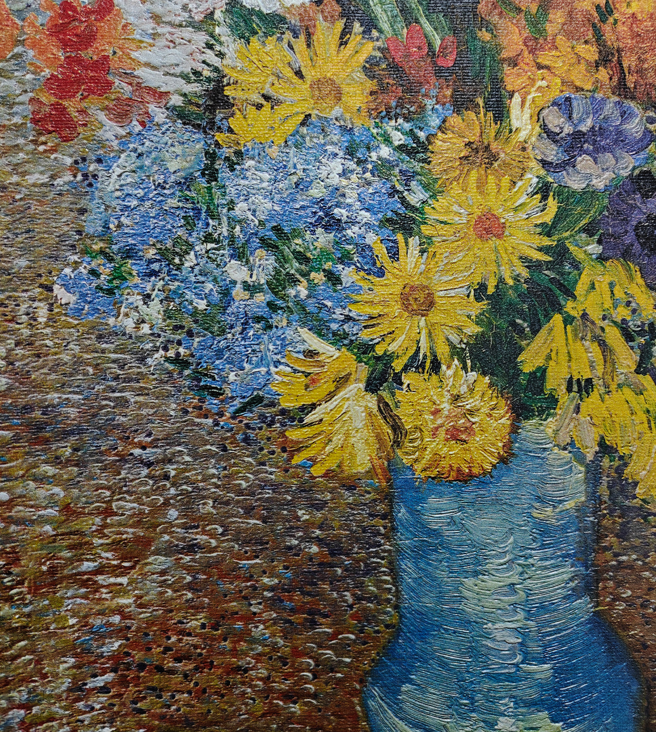 Vase with daisies and anemones by Vincent Van Gogh