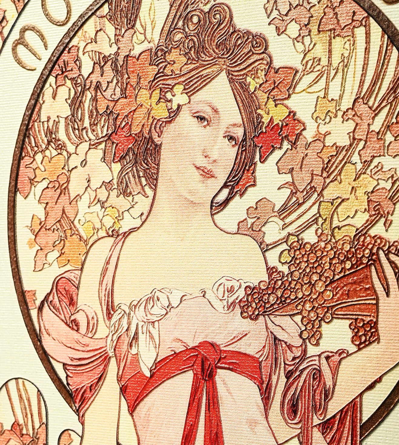 Moet and Chandon White Star by Alphonse Mucha