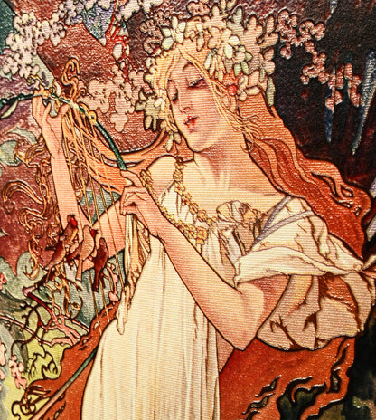 Les Saisons - Spring by Alphonse Mucha